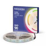 Noxion LED-Streifen Naga 5 Meter 24V - 90LEDs/m - 12W/m - RGBW - 930-965 Abstimmbares Weiß | 12mm - IP65 - Höchste Farbwiedergabe - SMD2835+SMD5050