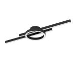 Eglo Deckenleuchte Amandolo Stahl Schwarz 23.5W 2850lm - 827-865 Abstimmbares Weiß + RGB | Dimmbar