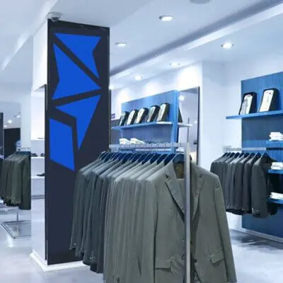 Beleuchtung im Modegesch&auml;ft