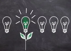 LEDs auf schwarzem Hintergrund